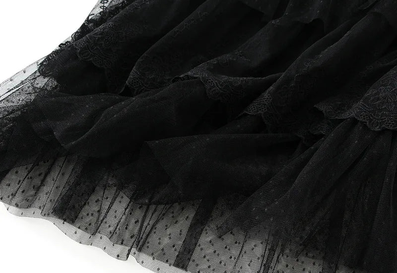 Women's High Waisted Slimming Sand Cake Skirt, Half Skirt, High-End Feeling Gauze, Long Skirt, Summer, , 2025 Hundred fold skirt