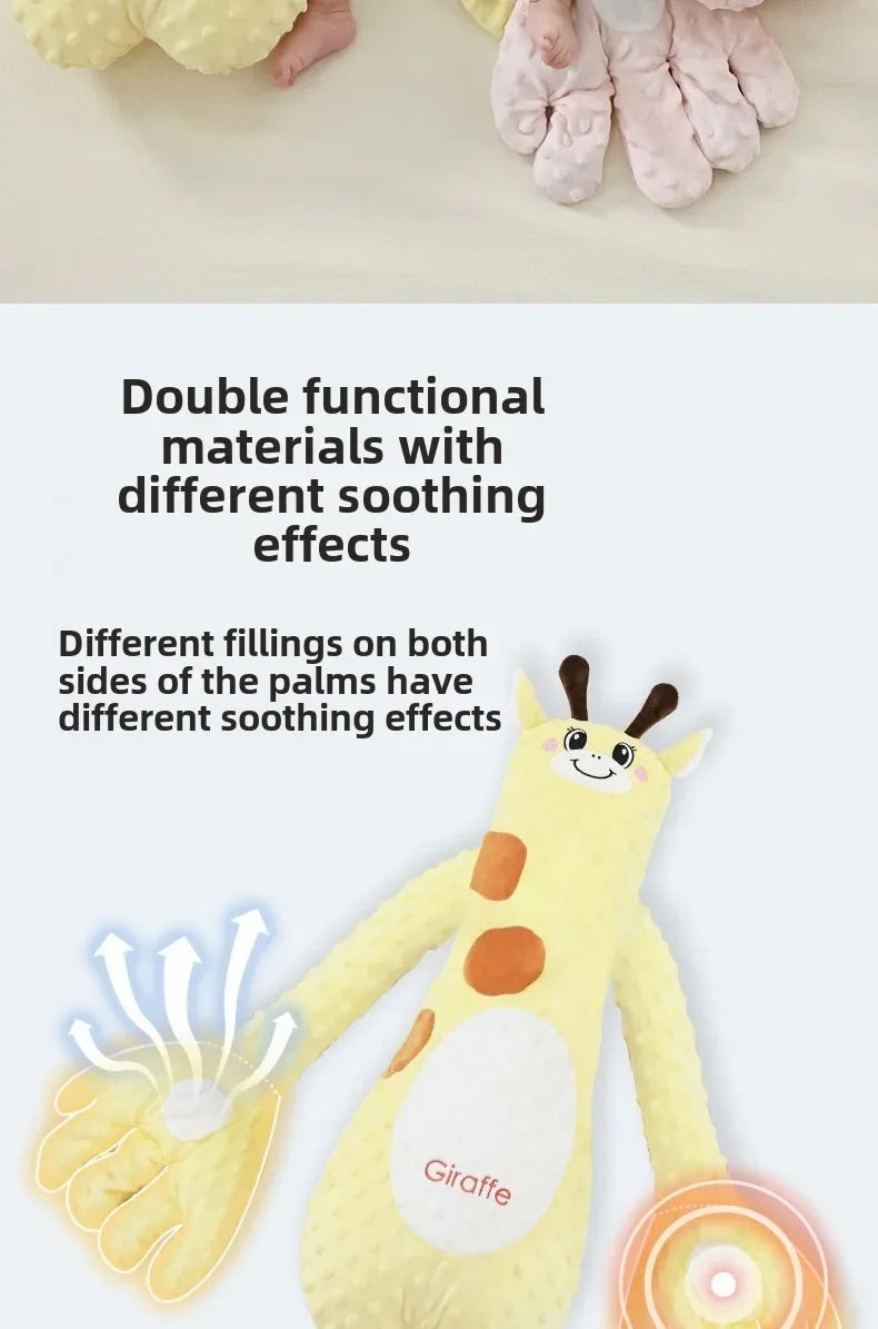Baby Sleeping Patting Doll with Soothing Palm Remote Control Electric Baby Hand Pillow Soothing Palm Patting for Toddler Gift