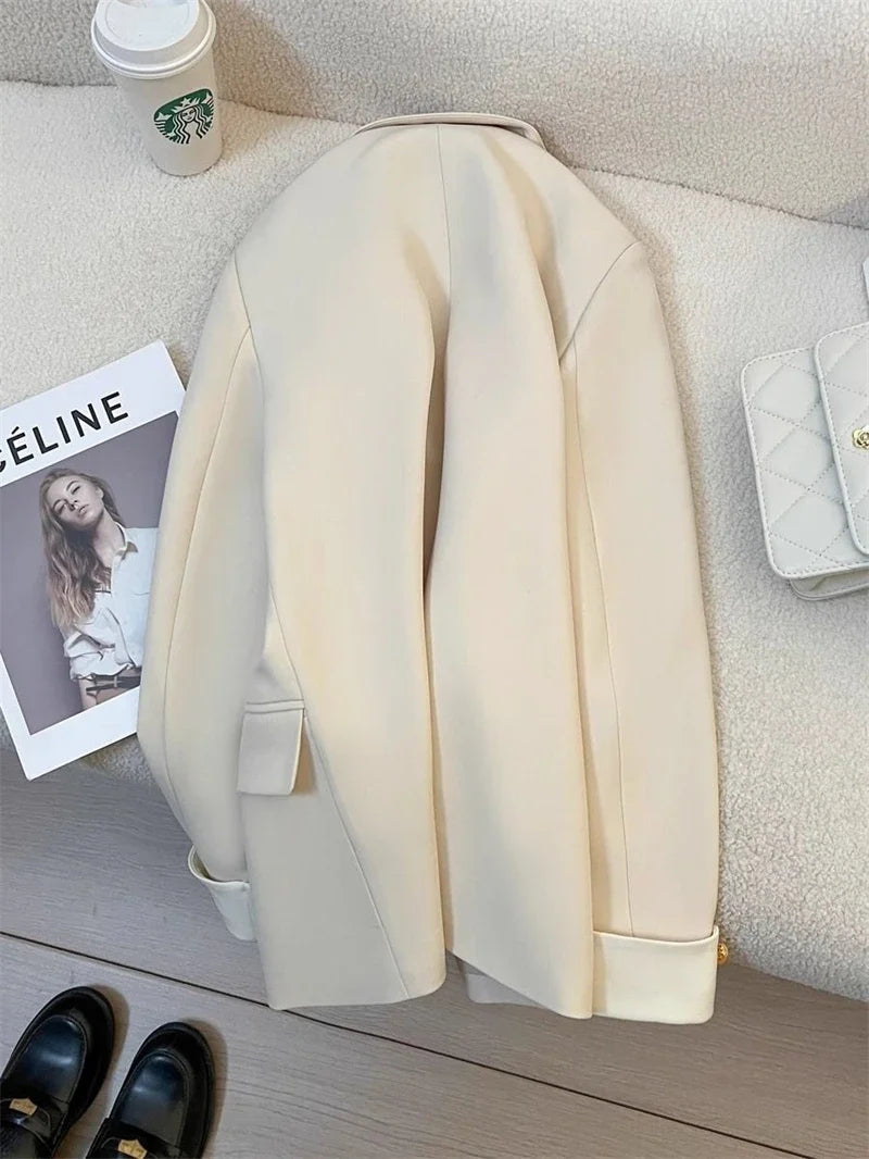 Women's Blazer Coat Spring Autumn Korean Version Leisure Ladies Suit Jacket Design Sense Korean Version Female Suit Top