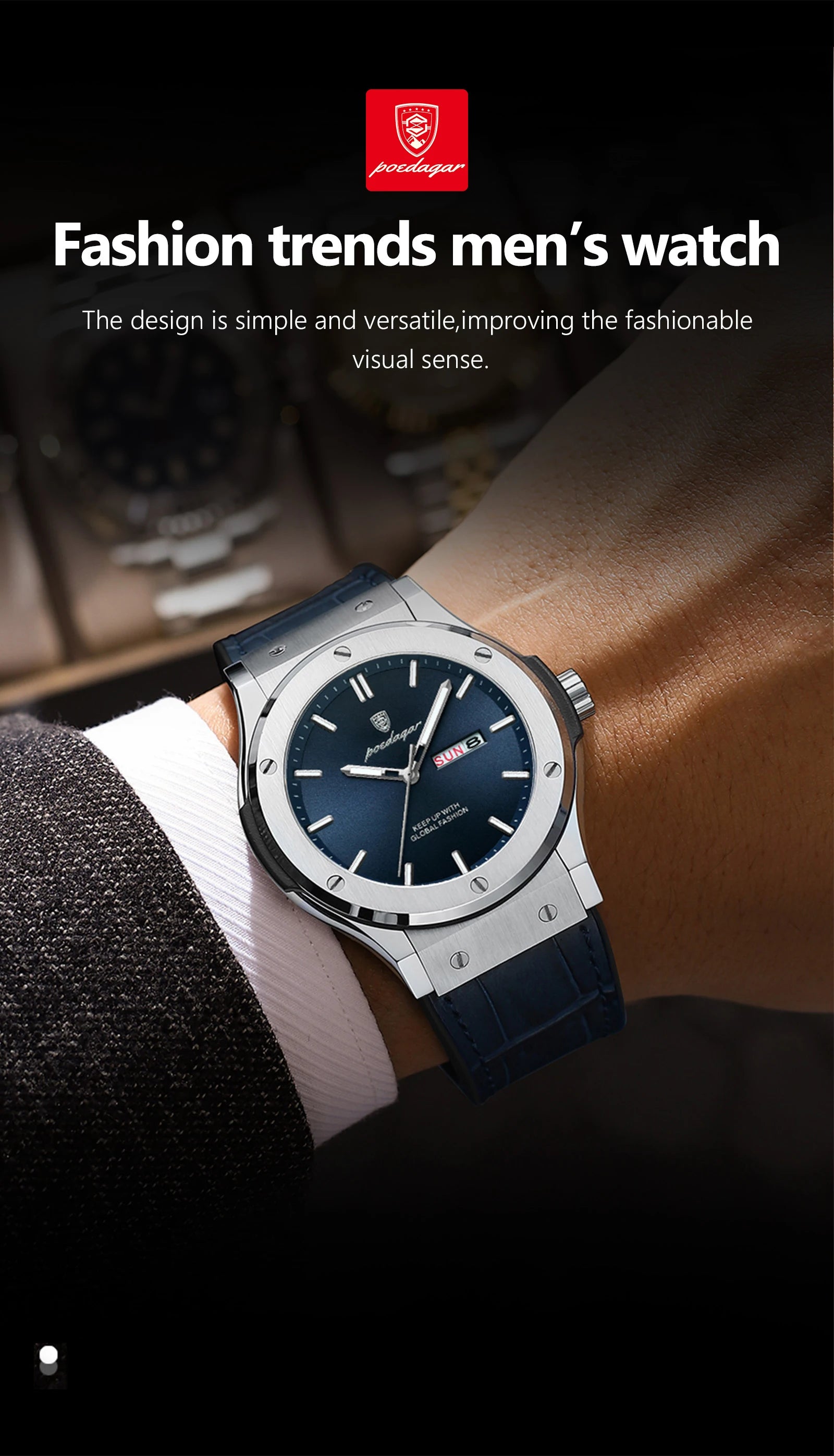POEDAGAR Watches Trend Fashion Original