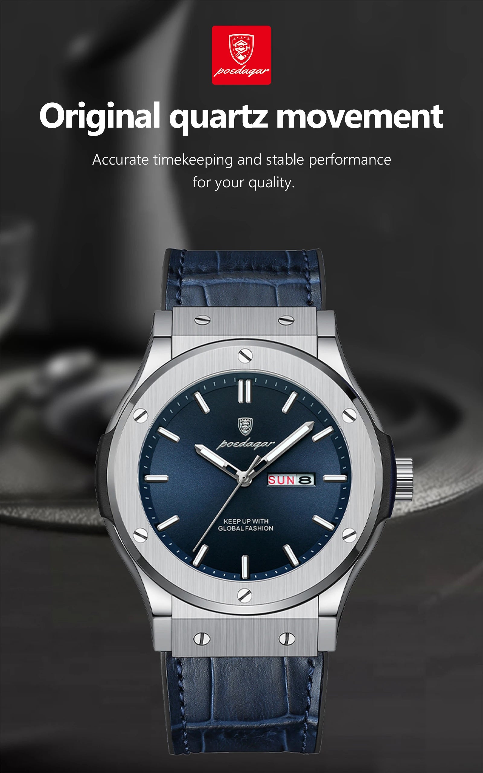 POEDAGAR Watches Trend Fashion Original