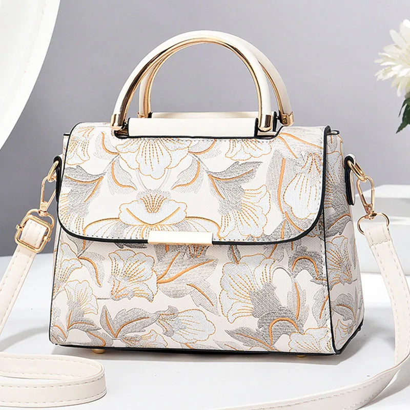 New Women's bags 2025 fashion trend design stripe hit color handbag shoulder bag messenger bag Korean style bag