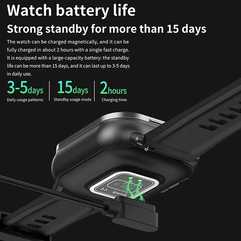 D8 Pro Smart Watch Large Screen With Earbuds TWS 2 In 1 Wireless Bluetooth Noise Earphones NFC Headset Music Sports Smartwatch