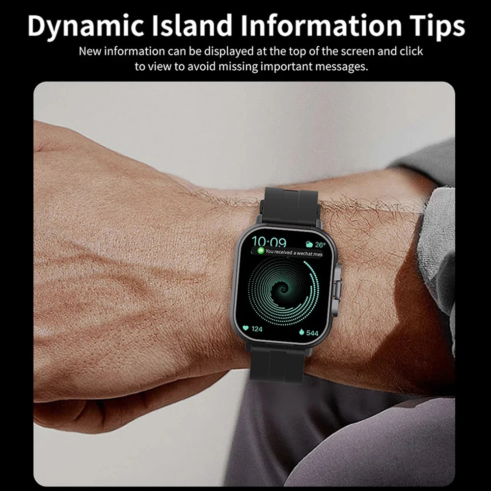 TWS 2 In 1 Smart Sports Watch Wireless Bluetooth Headset Calling Health Monitor Fitness Record Watches With Headset