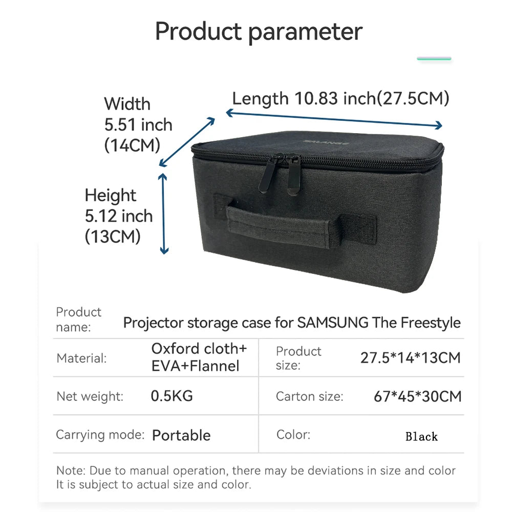 Salange Storage Case Travel Carry Projector Bag for Magcubic HY300 Protector Carrying Bags for HY320 Projector