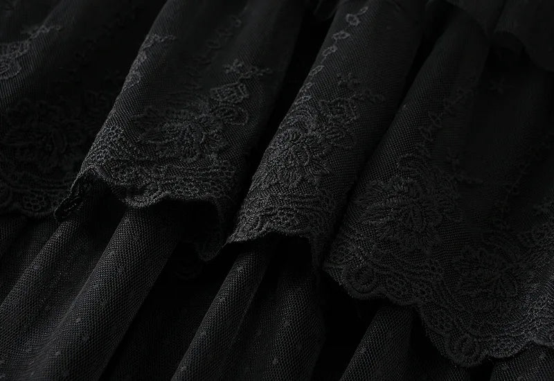 Women's High Waisted Slimming Sand Cake Skirt, Half Skirt, High-End Feeling Gauze, Long Skirt, Summer, , 2025 Hundred fold skirt