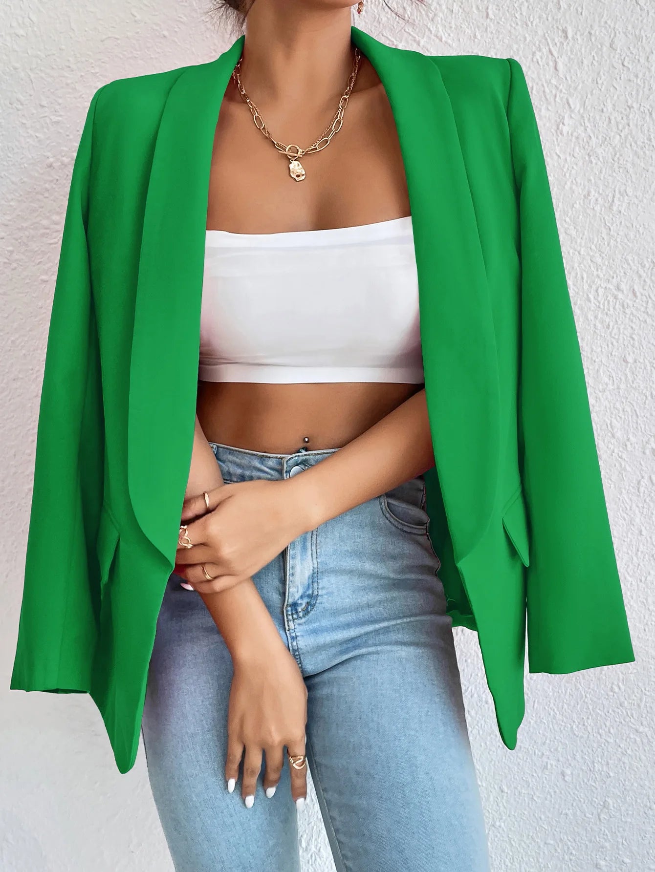 Chic Rose Red Blazers for Women Spring 2023 Casual Coats Black Women's Jacket Suit Basic Slim Summer Blazer Women Jacket Office