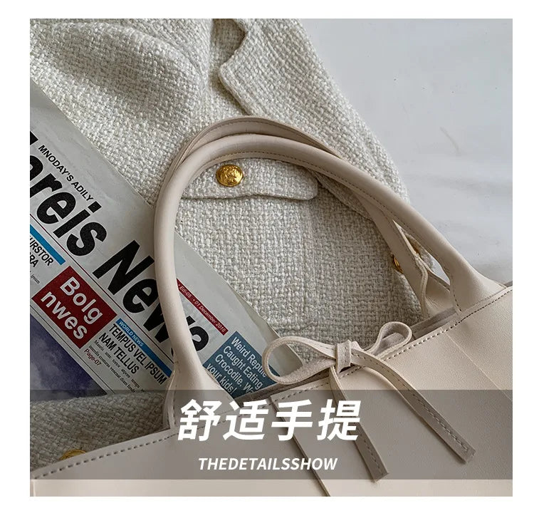 Large Weave Tote Bags For Women Large Capacity Designer Luxury 2024 New Trendy Shopping Korean Version Handbag Retro Travel