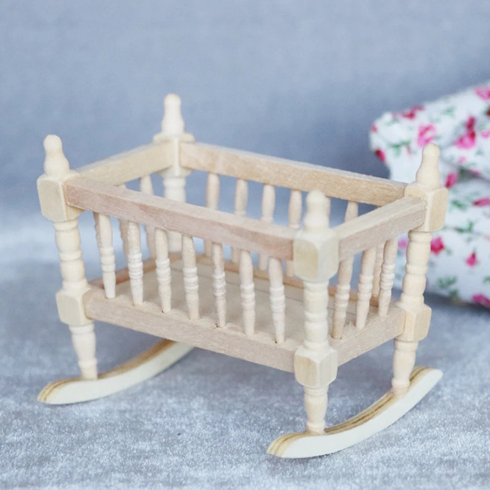 Wooden Baby Cradle Cribs Crib Cradles And Dollhouse Beds