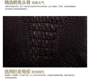 ourui new arrival new  crocodile bag  male   briefcase  brown men handbag men bag