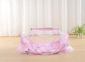 New Portable Crib Breathable Folding Newborns Care Bedding Set with Mosquito Net Basket Pillow Cotton Sleeping Cot Baby Nest Bed