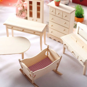 Wooden Baby Cradle Cribs Crib Cradles And Dollhouse Beds