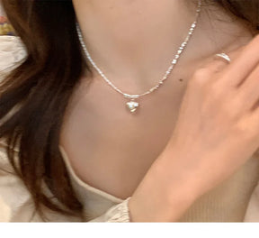 Popular 925 Sterling Silver Fashion Pearl Necklace For Women Fine Jewelry Wedding Party Birthday Gift