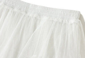 Women's High Waisted Slimming Sand Cake Skirt, Half Skirt, High-End Feeling Gauze, Long Skirt, Summer, , 2025 Hundred fold skirt