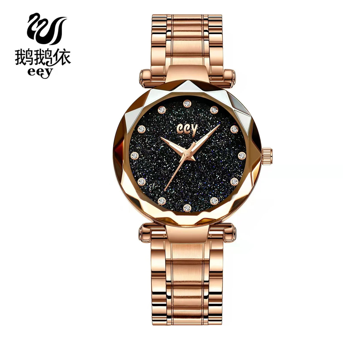 WOKAI high quality large dial men's European style waterproof luminous personality calendar watch boy business clock retro