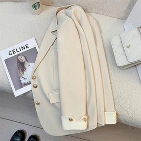 Women's Blazer Coat Spring Autumn Korean Version Leisure Ladies  Suit Jacket Design Sense Korean Version Female Suit Top