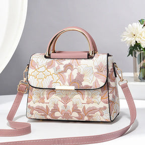 New Women's bags 2025 fashion trend design stripe hit color handbag shoulder bag messenger bag Korean style bag