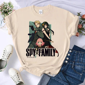 Anya tshirt women Japanese graphic tee t shirt female harajuku clothing