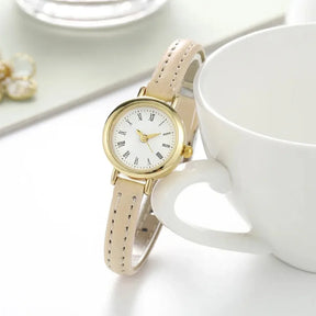 Simple Women Watch Luxury Design Leather Watch Ladies Quartz Wristwatch Solid Color Fashion Women Gift Watch Relojes Para Mujer