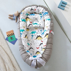 Infant Newborn Baby Lounger Portable Baby Nest Bed for Girls Boys Cotton Crib Toddler Bed Baby Nursery Carrycot Co Sleeper Bed