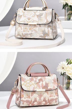 New Women's bags 2025 fashion trend design stripe hit color handbag shoulder bag messenger bag Korean style bag