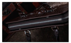 ourui new arrival new  crocodile bag  male   briefcase  brown men handbag men bag