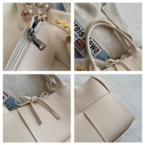 Large Weave Tote Bags For Women Large Capacity Designer Luxury 2024 New Trendy Shopping Korean Version Handbag Retro Travel