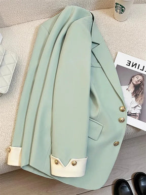 Women's Blazer Coat Spring Autumn Korean Version Leisure Ladies  Suit Jacket Design Sense Korean Version Female Suit Top