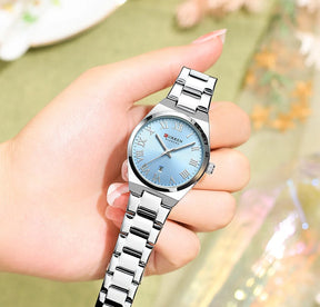 CURREN Women Watches Fashion Gold Stainless Stain Steel Ladies Watch Waterproof Quarzt Wristwatch Romatic Girlfriend Gift