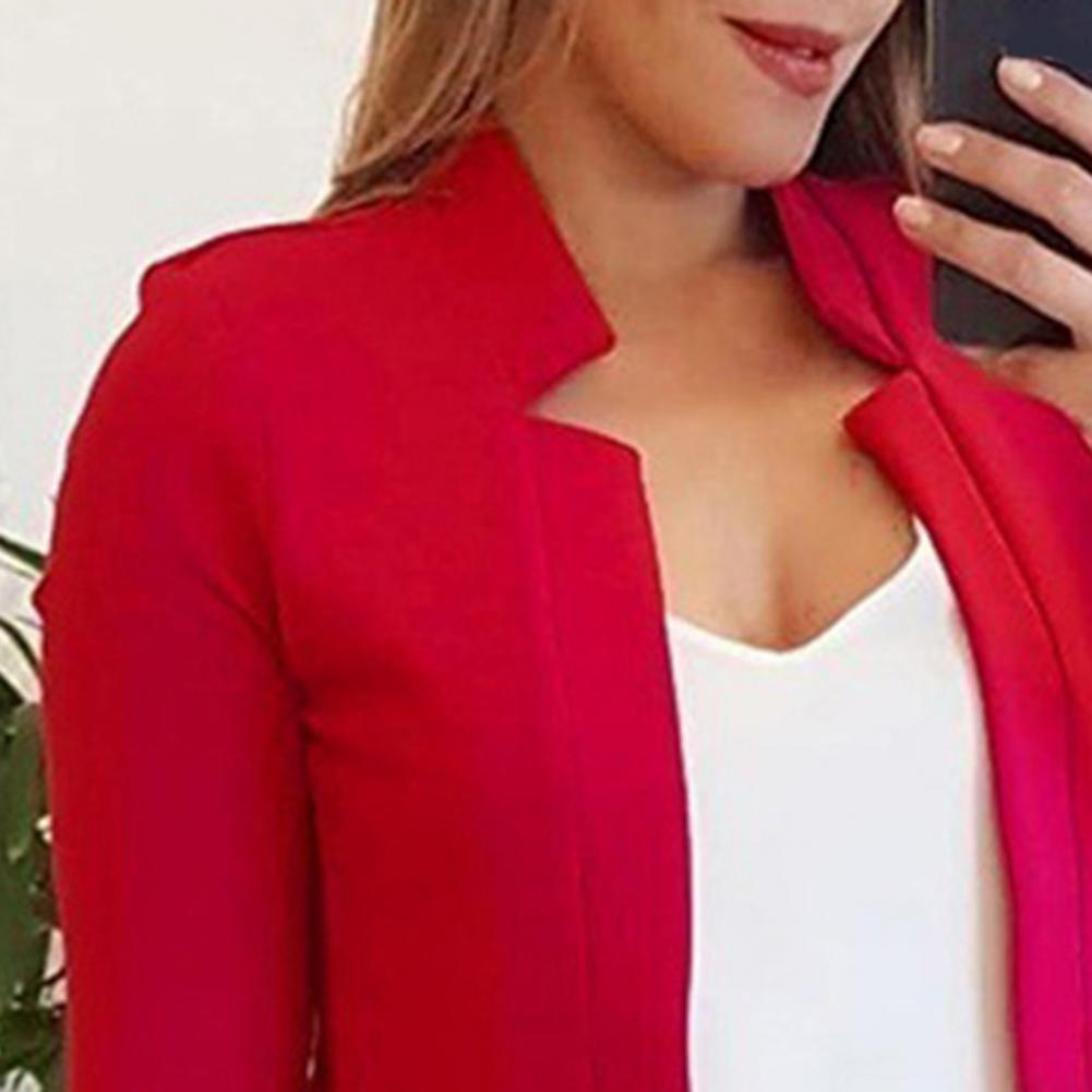 Office Lady Jacket Blazer Autumn Winter All-match Polyester Business Women Jacket Suit