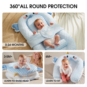 Crib in bed anti-vomiting milk anti-fall Easy to clean and carry Womb design 360° baby protection Let the baby sleep soundly