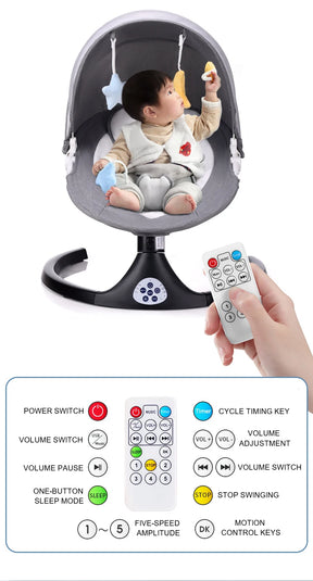 Baby Electric Rocking Chair Newborns Sleeping Cradle Bed Child comfort chair reclining chair for baby Baby Bed 0-3 years old
