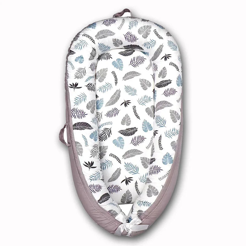Infant Newborn Baby Lounger Portable Baby Nest Bed for Girls Boys Cotton Crib Toddler Bed Baby Nursery Carrycot Co Sleeper Bed