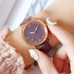 Luxury Quartz Wristwatch Female Fashion Quartz Women's Wristwatch Watches Stainless Steel Case Belt Bquartz Analog Wrist Watch