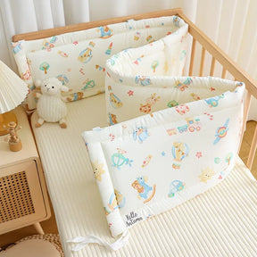 Newborn Crib By Pure Cotton Breathable Anti-collision Cushion Soft Bag, One-piece Crib Is Surrounded By Children's Splicing Bed