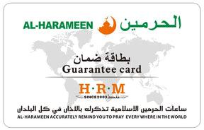 Muslim Azan Watch for Prayer with Qibla Compass Adhan Alarm Hijri Islamic Al Harameen Fajr Time Wristwatch Multi Languages