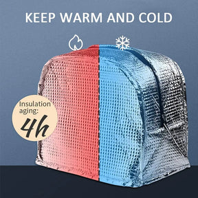 Thermal Food Picnic Lunch Box Insulated School Child Tote Lunch Bags for Work Cute Gold Letter Pattern Cooler Bag for Women