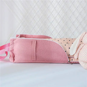 New Infant Cotton Cradle Crib Newborn Basket Bassinet Newborn Bed Portable Baby Nest for Boys Girls Travel Bag Cot Cushion Gift