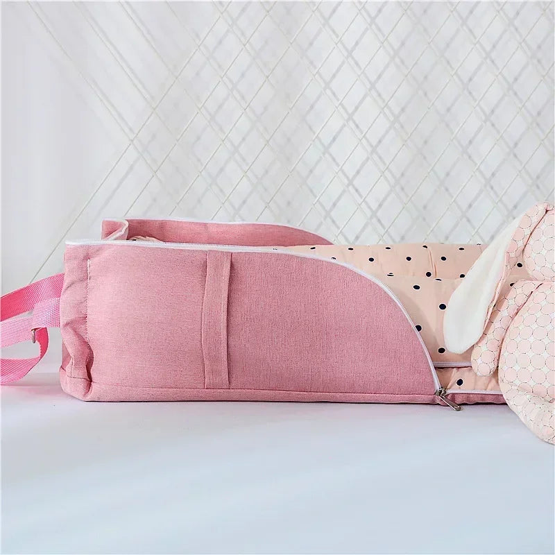 New Infant Cotton Cradle Crib Newborn Basket Bassinet Newborn Bed Portable Baby Nest for Boys Girls Travel Bag Cot Cushion Gift