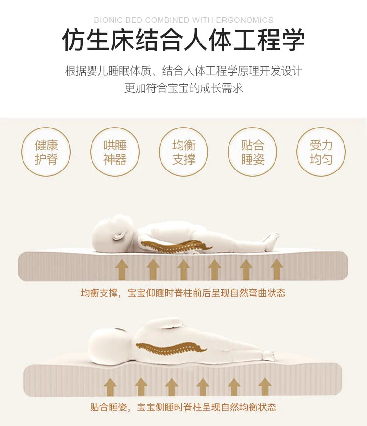 Infant Newborn Baby Lounger Portable Baby Nest Bed for Girls Boys Cotton Crib Toddler Bed Baby Nursery Carrycot Co Sleeper Bed