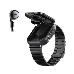 TWS 2 In 1 Smart Sports Watch Wireless Bluetooth Headset Calling Health Monitor Fitness Record Watches With Headset