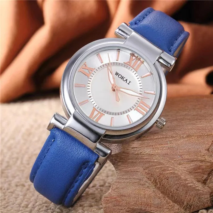 Hot Sale Men's Steel Strap Green Aqua Ghost with Calendar Quartz Watch Classic Men's Watches Fashion Matching Goods