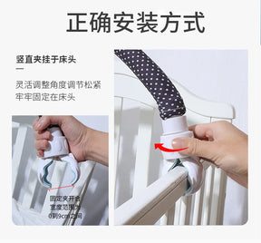 Infant Baby Stroller Arch Toy Play Bar Fun Newborns Sensory Activity Adjustable for Bouncers and Car Safe Seat Bed Hanging Toys