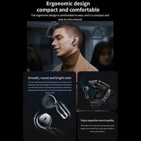D8 Pro Smart Watch Large Screen With Earbuds TWS 2 In 1 Wireless Bluetooth Noise Earphones NFC Headset Music Sports Smartwatch