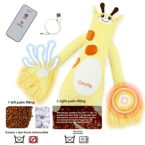 Baby Sleeping Patting Doll with Soothing Palm Remote Control Electric Baby Hand Pillow Soothing Palm Patting for Toddler Gift