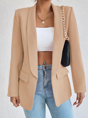 Chic Rose Red Blazers for Women Spring 2023 Casual Coats Black Women's Jacket Suit Basic Slim Summer Blazer Women Jacket Office