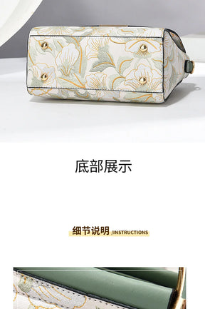 New Women's bags 2025 fashion trend design stripe hit color handbag shoulder bag messenger bag Korean style bag
