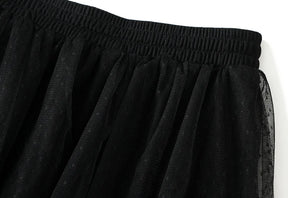 Women's High Waisted Slimming Sand Cake Skirt, Half Skirt, High-End Feeling Gauze, Long Skirt, Summer, , 2025 Hundred fold skirt