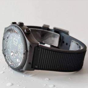 Muslim Azan Watch for Prayer with Qibla Compass Adhan Alarm Hijri Islamic Al Harameen Fajr Time Wristwatch Multi Languages