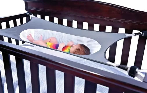 Infant Baby Hammock Newborn Kid Sleeping Bed Safe Detachable Baby Cot Crib Swing Elastic Adjustable Net Bumpers In the Crib